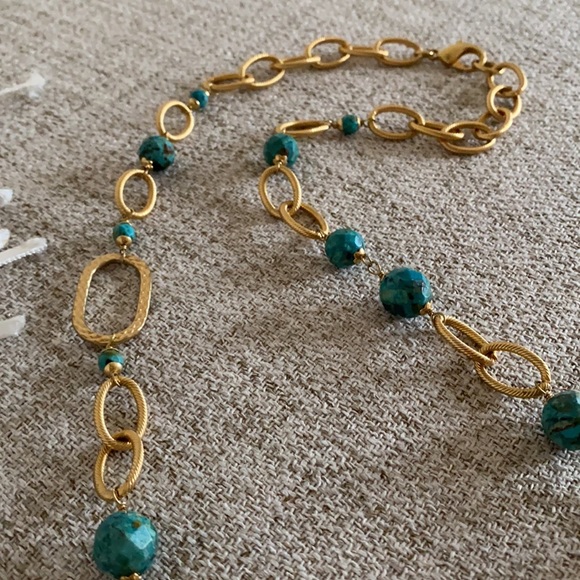🪞long link gemstone necklace - Picture 3 of 15
